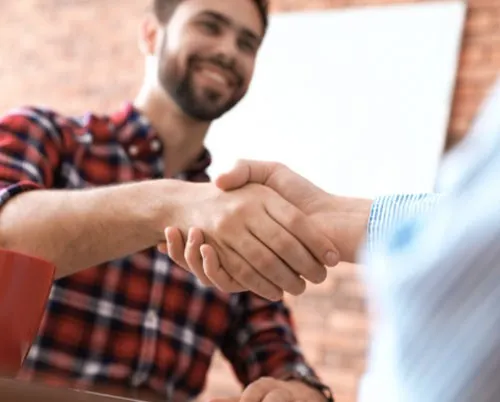 Hand shake | Johnson Floor & Home