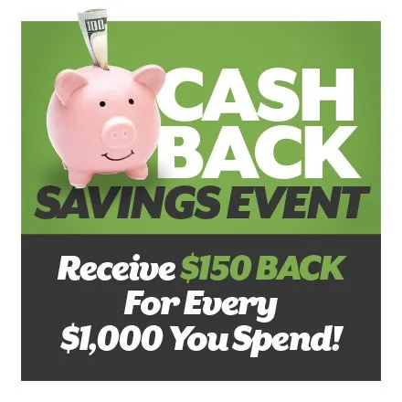 Cash back saving event | Johnson Floor & Home