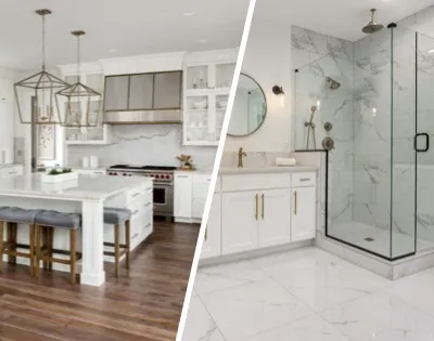 Kitchen and bath floor | Johnson Floor & Home