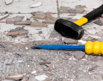 Tile remover | Johnson Floor & Home